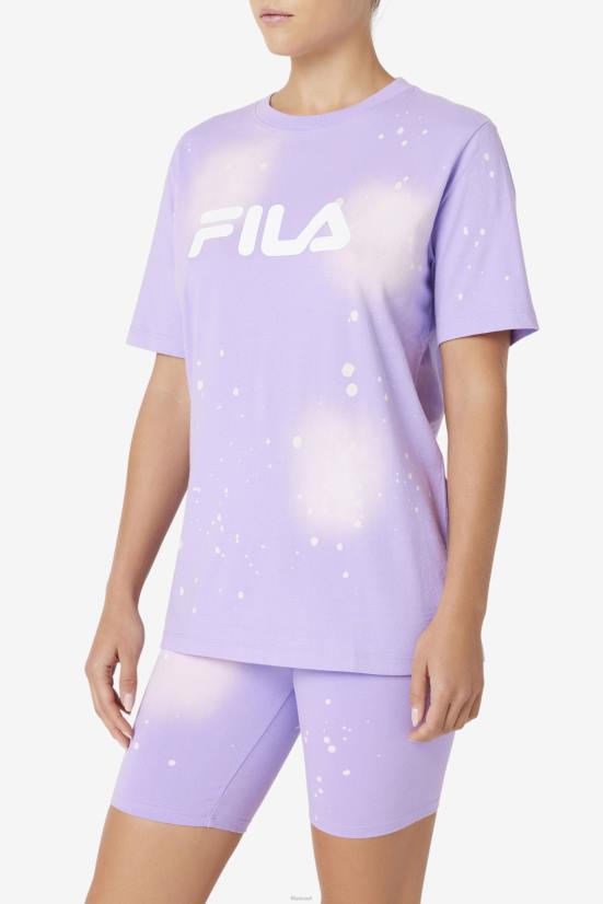 צבע עניבות ויולה FILA alivia tie dye tee fila viola tie dye 68LF1406