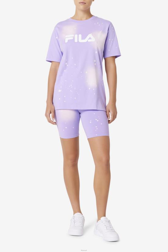 צבע עניבות ויולה FILA alivia tie dye tee fila viola tie dye 68LF1406