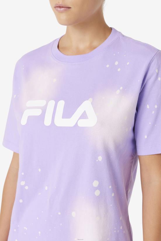 צבע עניבות ויולה FILA alivia tie dye tee fila viola tie dye 68LF1406