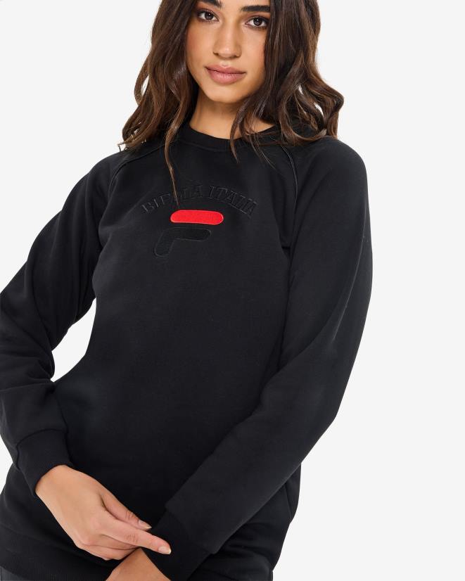 שָׁחוֹר FILA טוניקת amara crew לנשים שחורה 68LF2969
