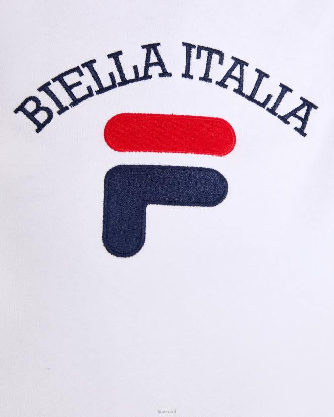 לבן FILA טוניקת amara crew לנשים של fila לבנה 68LF2959