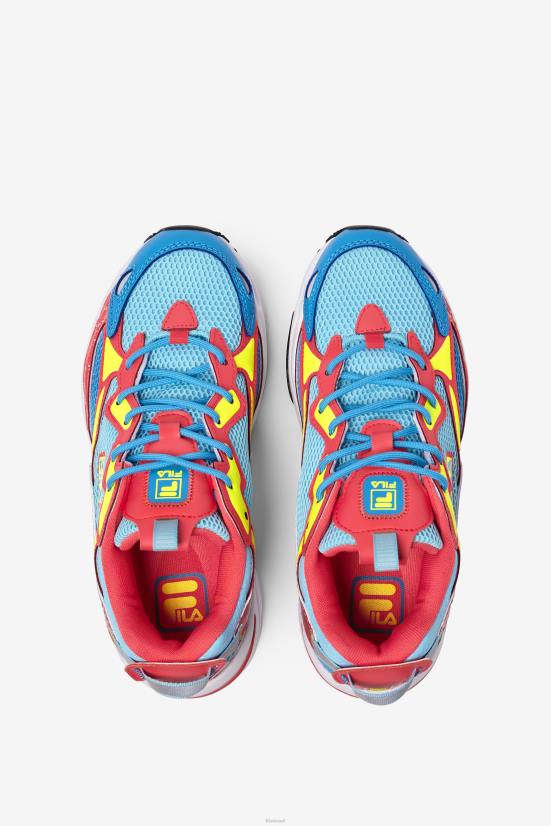 דג כחול/צהוב/אלמוג לוהט FILA קרן קרני נשים apex fila bluefish/צהוב/אלמוג לוהט 68LF1256