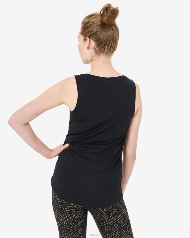 שָׁחוֹר FILA aria mesh tank fila black 68LF2948