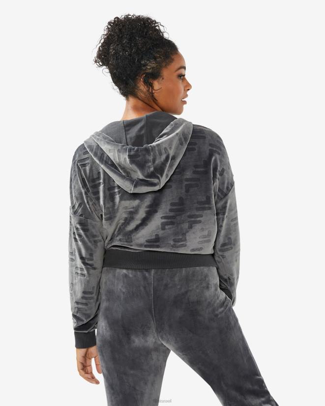 צדפה שחורה FILA שחור צדפה פילה נשים aspena qtr zip 68LF2967