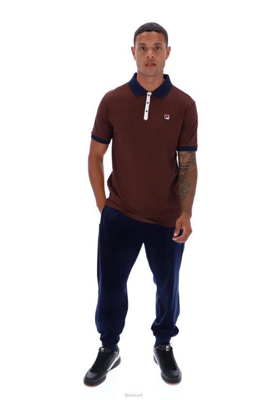 FILA פילה bb1 פולו פסים קלאסי וינטג' 68LF3315