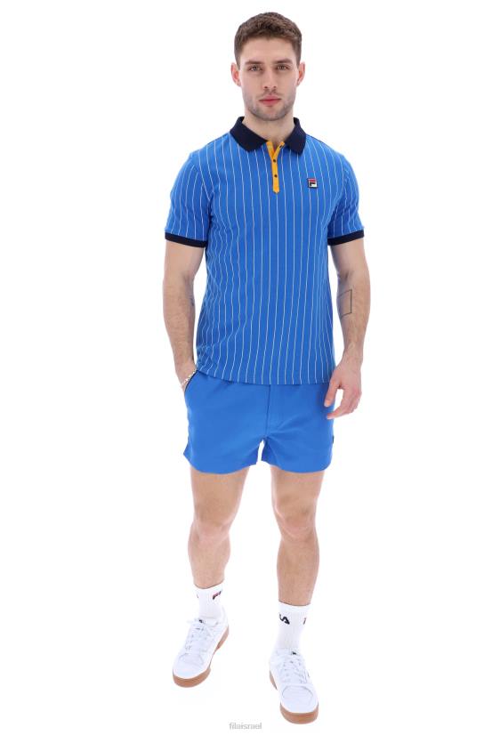 FILA bb1 קלאסי וינטג' פולו פילה פסים מיוחד 68LF3342