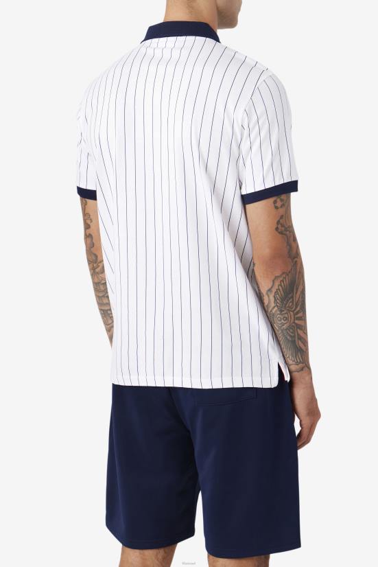 לבן/כהה/אדום FILA bb1 פולו פילה לבן/ נייבי/אדום 68LF419