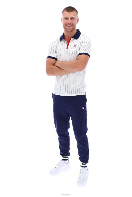 FILA bb1 fila פולו פסים קלאסי וינטג' 68LF3313