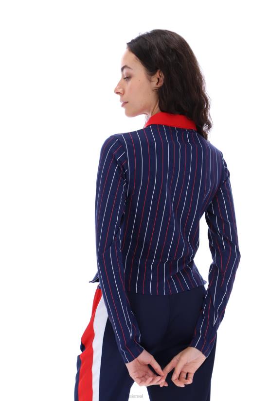 FILA חולצת פולו bb1 עם שרוול ארוך של fila jada 68LF3423