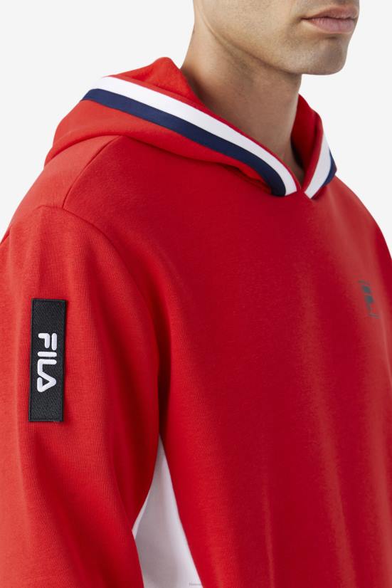 אָדוֹם FILA bevans park hoodie fila red 68LF482