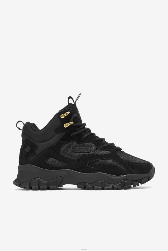 שָׁחוֹר FILA black men's ray tracer tr 2 mid fila 68LF90