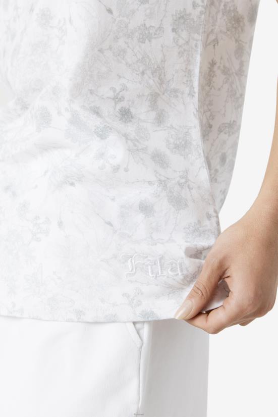 לבן FILA briella crew fila white 68LF1466