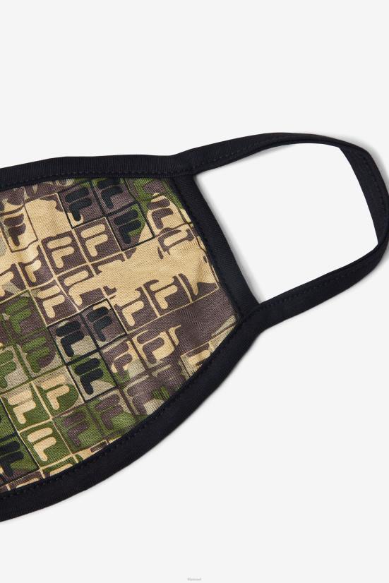 ירוק קאמו מולטי FILA מסיכת לוגו הסוואה של camo multi fila ירוקה 68LF1047