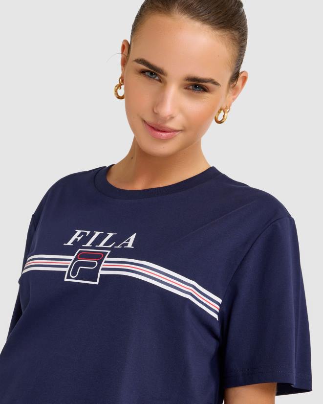 חיל הים החדש FILA cathy tee new navy fila 68LF2783