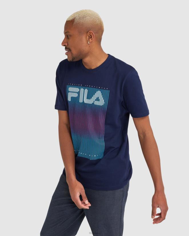 חיל הים FILA טי cedrick לגברים של fila navy 68LF2326