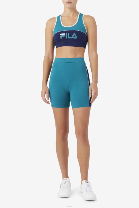 אגם עמוק/צי/אקווה קר FILA deep lake/navy/iced aqua kairi bra top fila 68LF1470