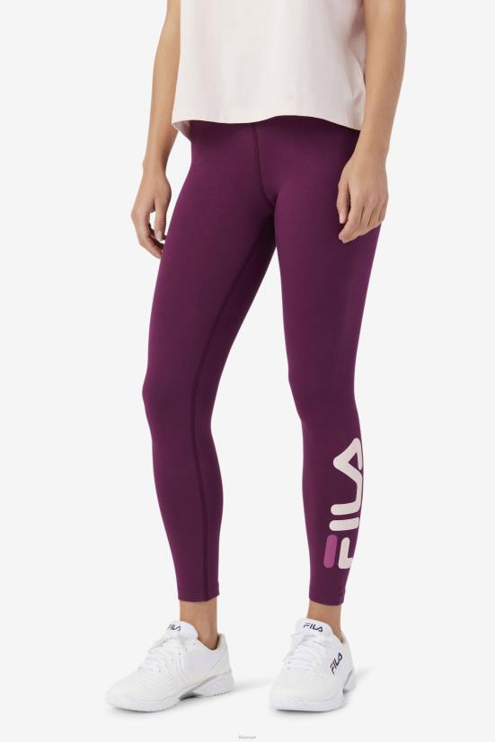 יין ענבים/פוטפורי/רוז' FILA elora legging fila יין ענבים/פוטפורי/רוז' 68LF1736