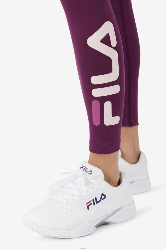 יין ענבים/פוטפורי/רוז' FILA elora legging fila יין ענבים/פוטפורי/רוז' 68LF1736