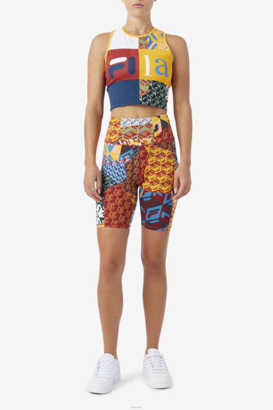 אוקיינוס/צהוב/לבן FILA אוקיינוס/צהוב/לבן elwen bike short fila 68LF1626