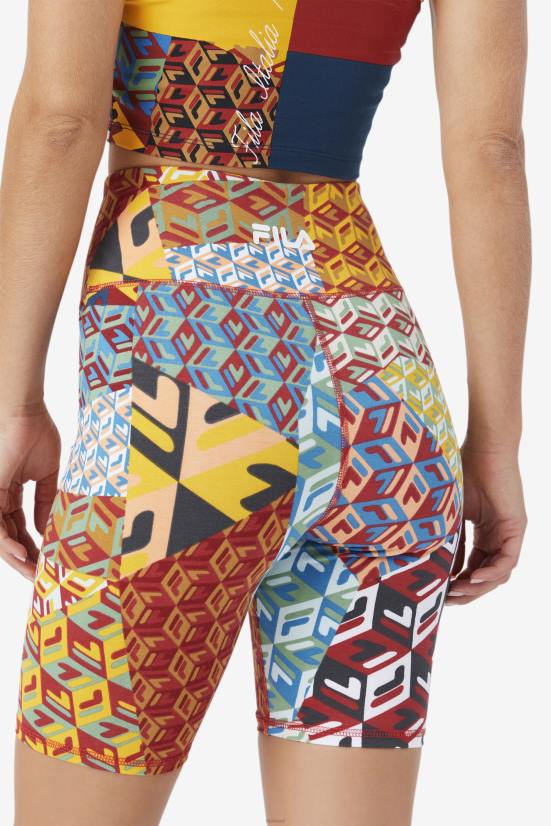 אוקיינוס/צהוב/לבן FILA אוקיינוס/צהוב/לבן elwen bike short fila 68LF1626