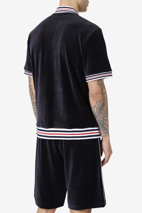 לבן שחור FILA מעיל קטיפה estudio שחור/לבן פילה 68LF953