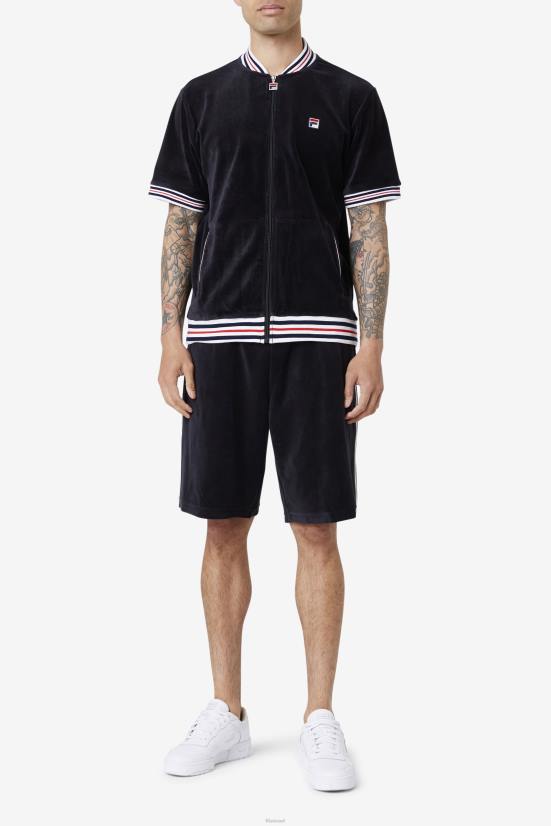 לבן שחור FILA מעיל קטיפה estudio שחור/לבן פילה 68LF953