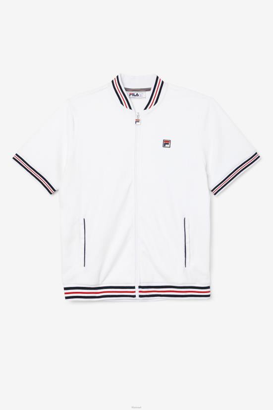 לבן/צי FILA מעיל קטיפה estudio לבן/נייבי פילה 68LF954