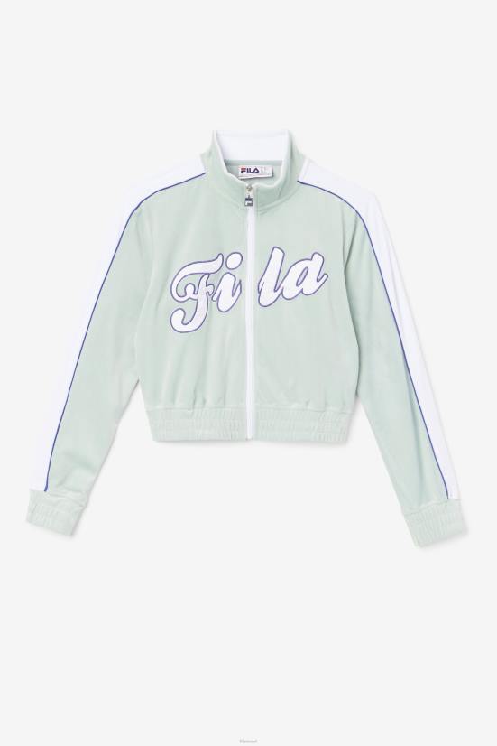 אתר/לבן/כחול FILA ג'קט קטיפה של ether/לבן/כחול פילה ולרי 68LF1767