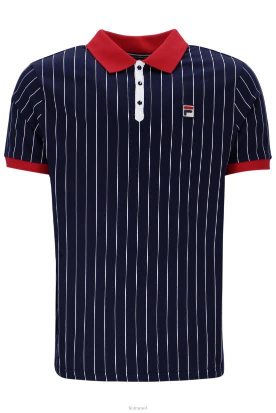 FILA פילה fashion bb1 פולו פסים קלאסי וינטג' 68LF3339