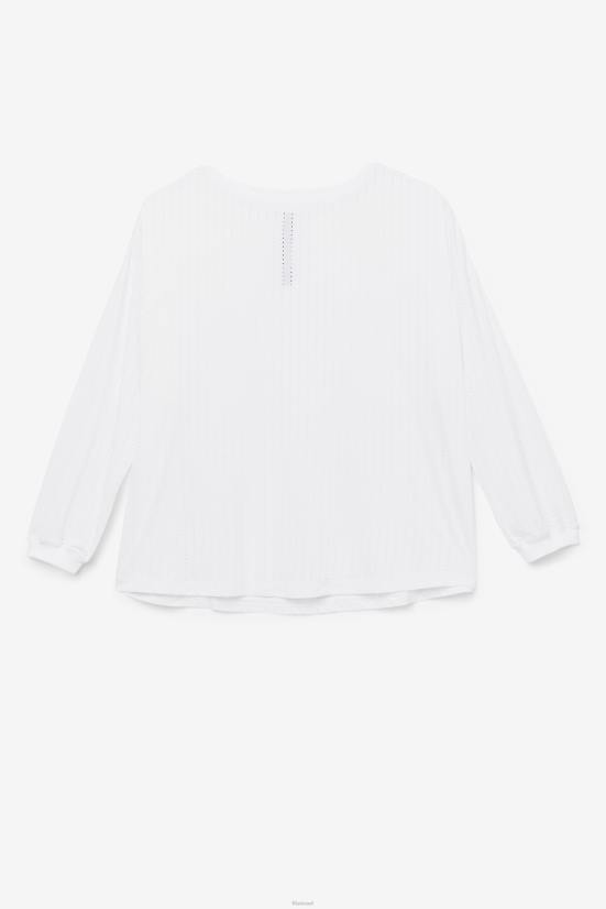 לבן FILA פילה לבן fi-lux רשת עם שרוול ארוך 68LF1888