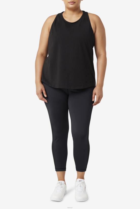 שָׁחוֹר FILA גופיית פילה שחורה fi-lux ארוכה 68LF1906