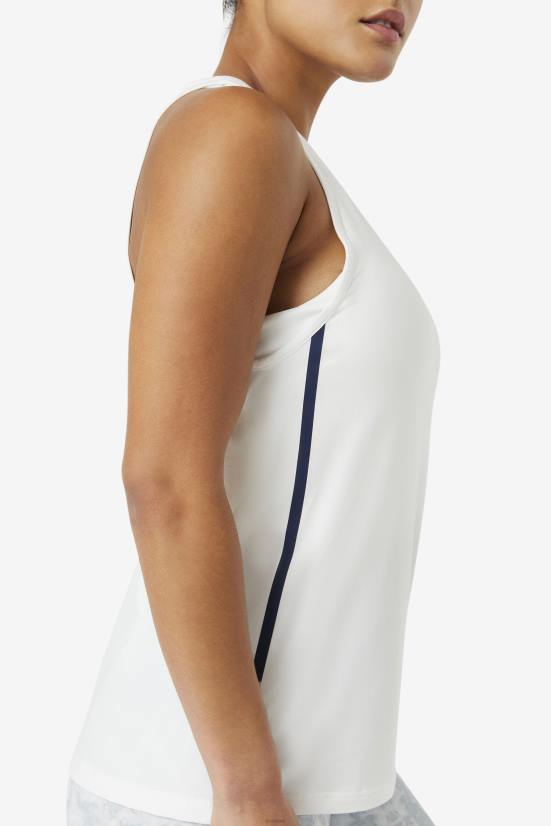 אברש לבן/לבן/שחור FILA גופייה רפויה פילה לבן/לבן אברש/שחור fi-lux 68LF1930