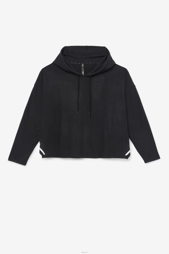 שָׁחוֹר FILA קפוצ'ון שחור קצוץ fi-lux fila 68LF1889