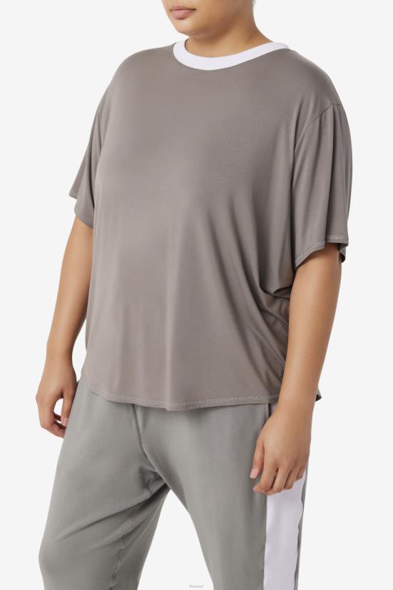 כחול גרגויל/לבנדר FILA שרוול קצר fi-lux top fila gargoyle/לבנדר כחול 68LF1922