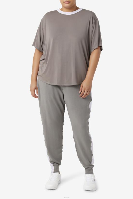 כחול גרגויל/לבנדר FILA שרוול קצר fi-lux top fila gargoyle/לבנדר כחול 68LF1922