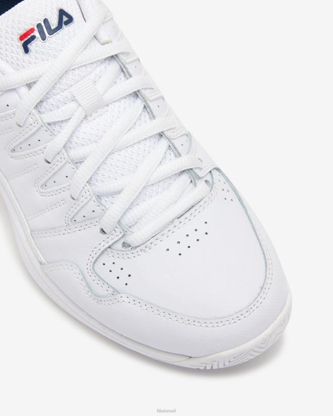 לבן/לבן/פרד FILA fila קפיצה כפולה לנשים 2 לבן/פנבי/פרד 68LF2797