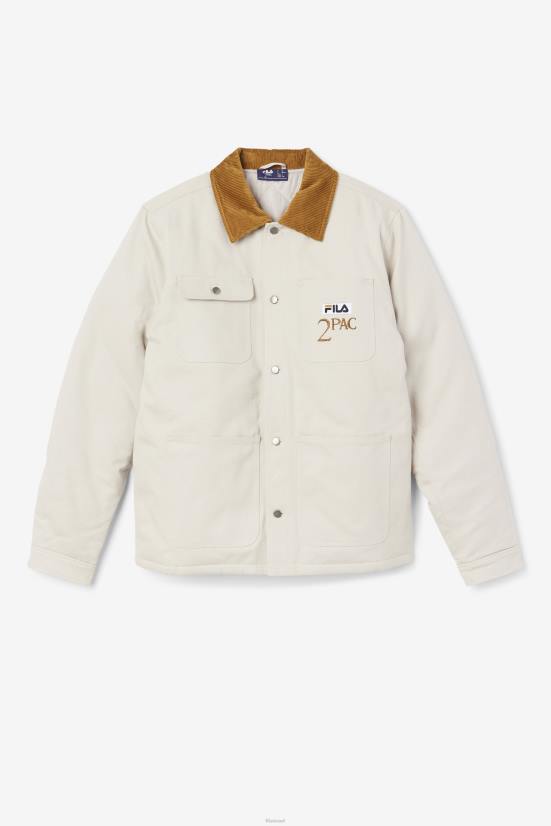 יונה/חום ברונזה FILA מעיל fila 2pac דאב/חום ברונזה 68LF775