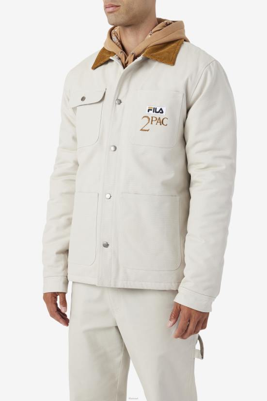יונה/חום ברונזה FILA מעיל fila 2pac דאב/חום ברונזה 68LF775