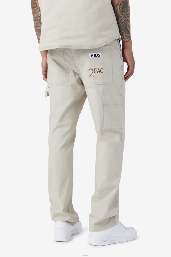 יונה/חום ברונזה FILA fila 2pac cargo pant dove/חום ברונזה 68LF715