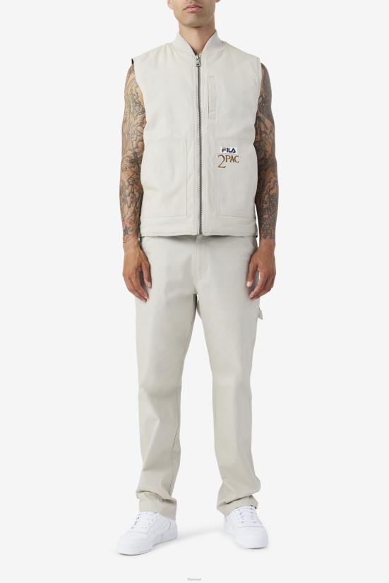 יונה/חום ברונזה FILA fila 2pac cargo pant dove/חום ברונזה 68LF715