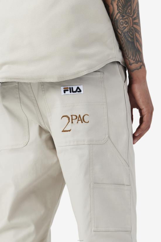 יונה/חום ברונזה FILA fila 2pac cargo pant dove/חום ברונזה 68LF715