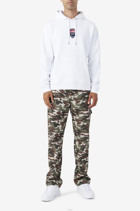 לבן FILA קפוצ'ון לבן fila 2pac patch 68LF477