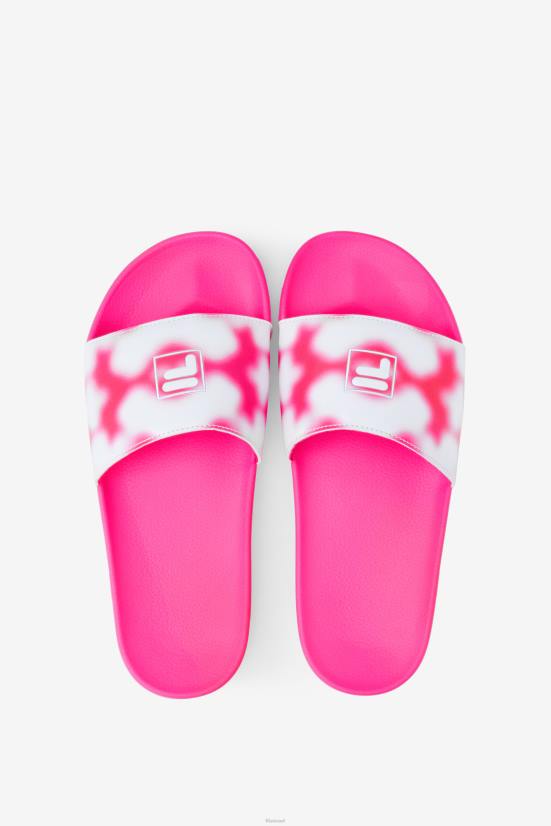 רב/ורוד גלו/לבן FILA fila נשים דריפטר עניבת צבע מולטי/ורוד גלו/לבן 68LF1363