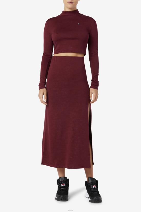 נמל חום FILA חולצת צווארון גולף של fila טווי פורט לואיז 68LF1414