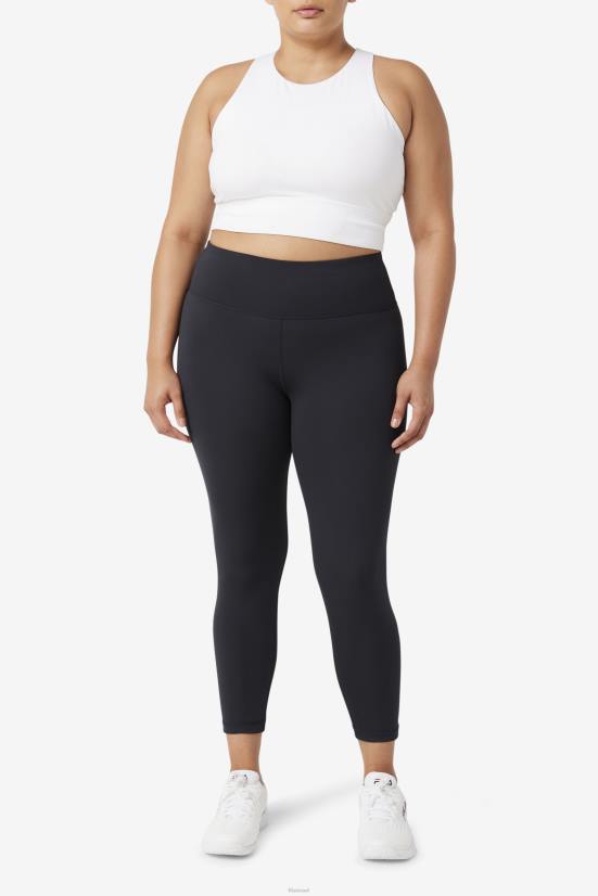 לבן FILA חזיית ספורט עם צווארון גבוה ל-fila לבן 68LF1840