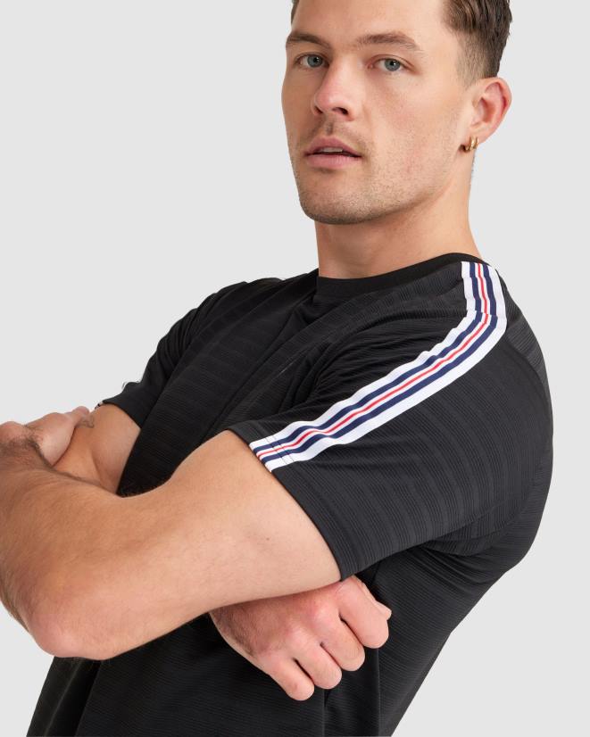 שָׁחוֹר FILA טי פבלו לגברים של fila שחור 68LF2335