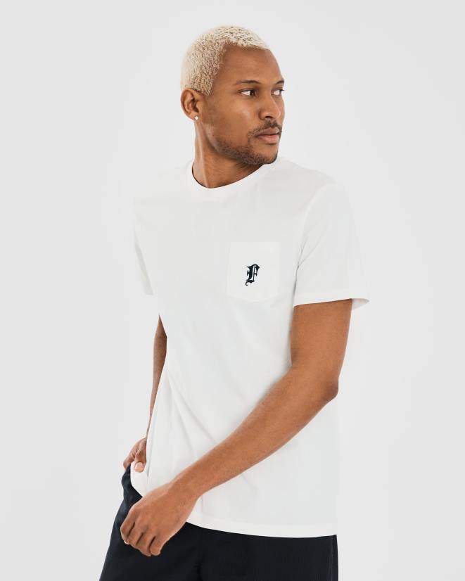 לבן FILA טי עורב לבן לגברים של fila 68LF2356