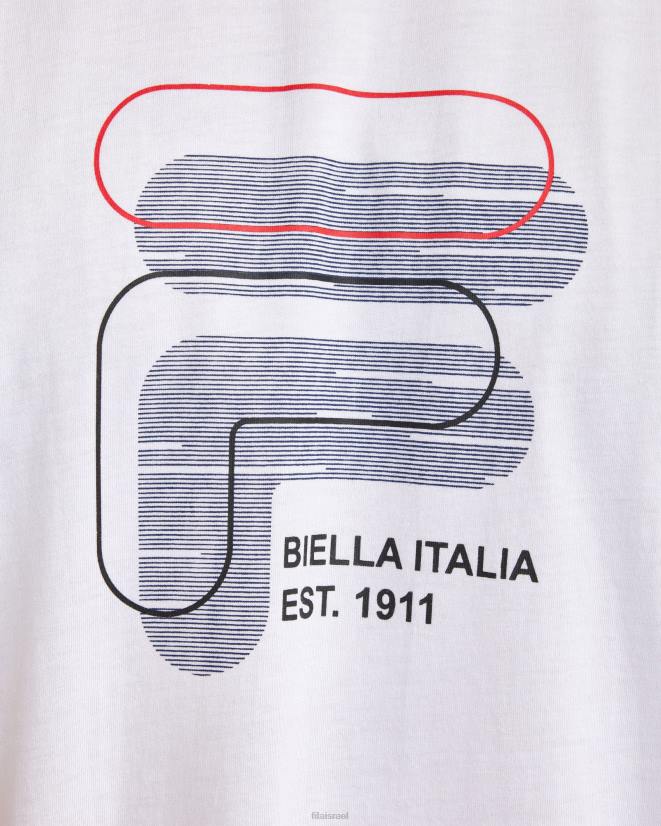 לבן FILA טי fila גברים פלוס לנוקס לבן 68LF2365