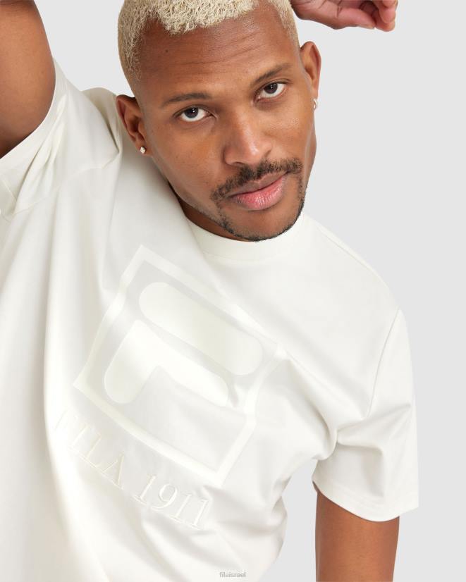 לבן FILA חולצת סאהנד לגברים מסוג fila לבן 68LF2403