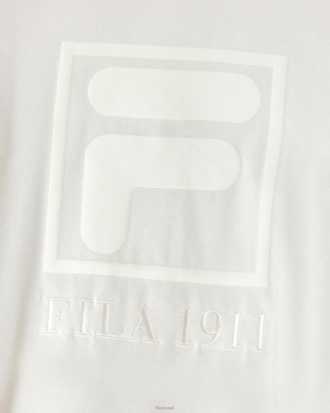 לבן FILA חולצת סאהנד לגברים מסוג fila לבן 68LF2403